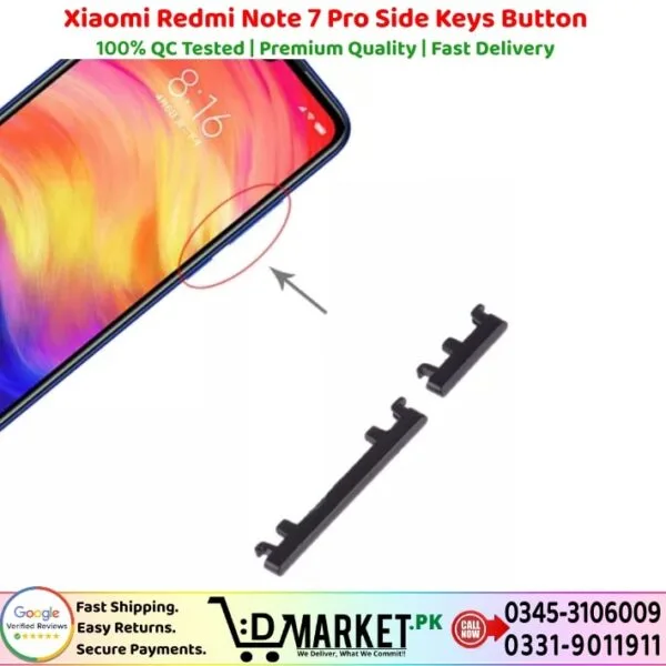 Xiaomi Redmi Note 7 Pro Side Keys Button Price In Pakistan
