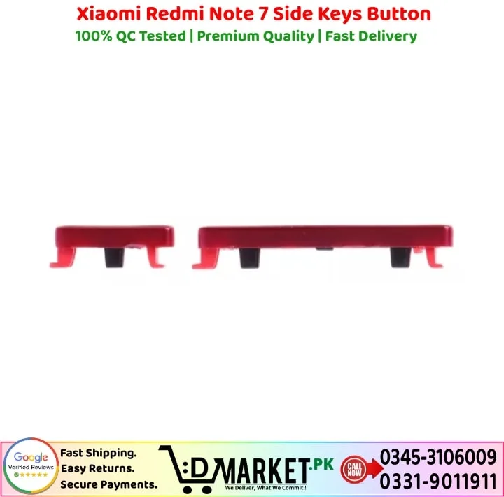 Xiaomi Redmi Note 7 Side Keys Button Price In Pakistan