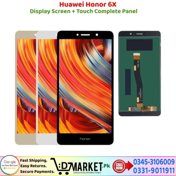 Huawei Honor 6X LCD Panel Price In Pakistan