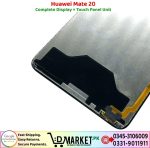 Huawei Mate 20 LCD Panel Price In Pakistan