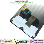 Huawei Mate 20 LCD Panel Price In Pakistan