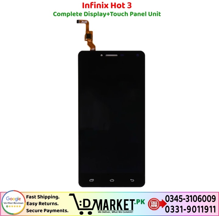 Infinix Hot 3 LCD Panel Price In Pakistan