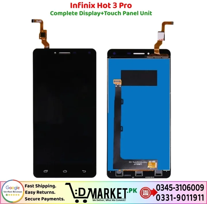 Infinix Hot 3 Pro LCD Panel Price In Pakistan