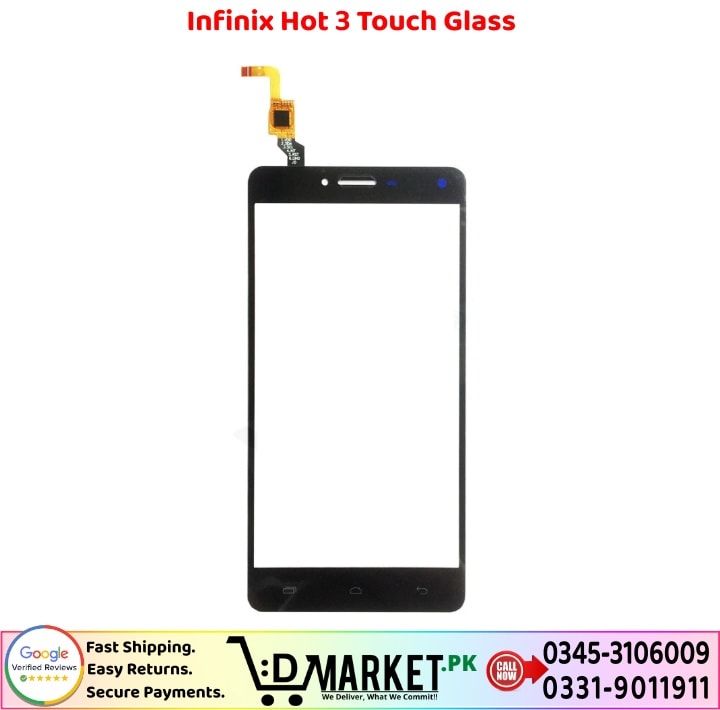 Infinix Hot 3 Touch Glass Price In Pakistan