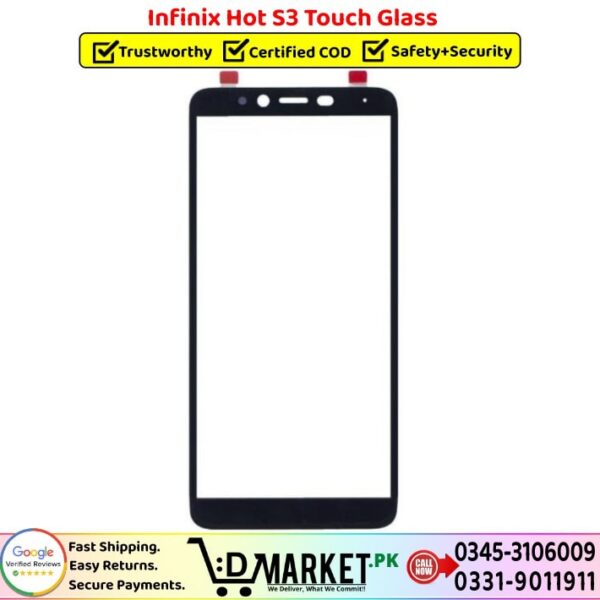 Infinix Hot S3 Touch Glass Price In Pakistan