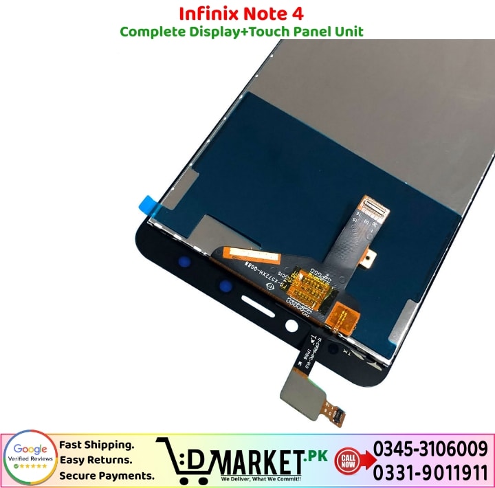 Infinix Note 4 LCD Panel Price In Pakistan