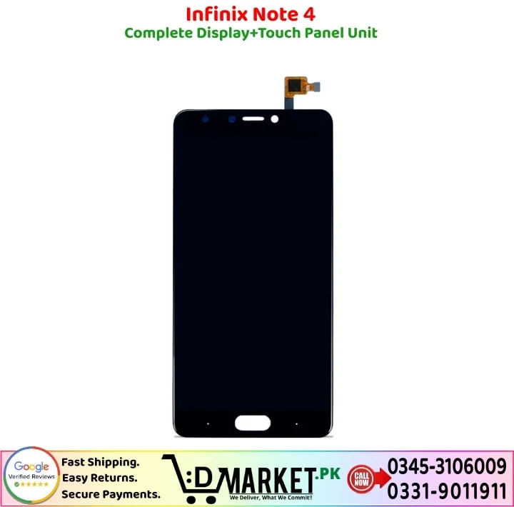 Infinix Note 4 LCD Panel Price In Pakistan