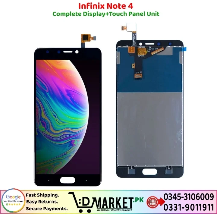 Infinix Note 4 LCD Panel Price In Pakistan
