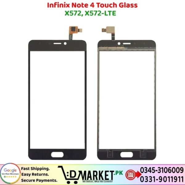 Infinix Note 4 Touch Glass Price In Pakistan