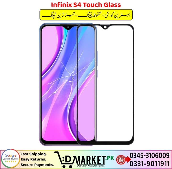 Infinix S4 Touch Glass Price In Pakistan