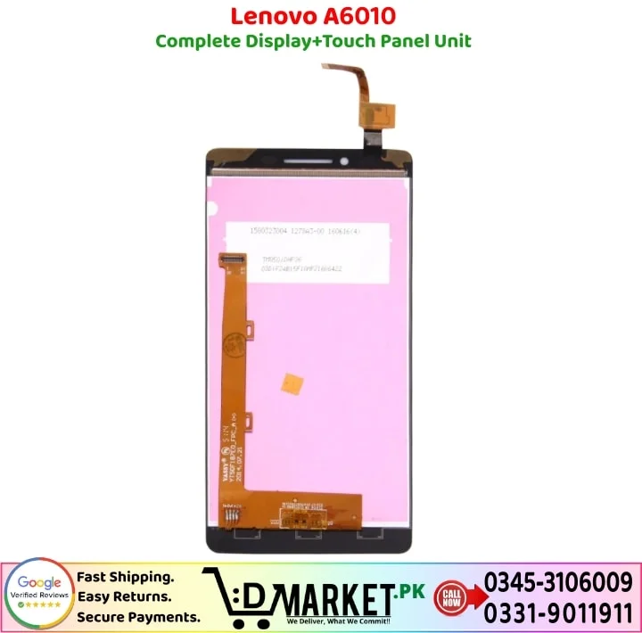 Lenovo A6010 LCD Panel Price In Pakistan
