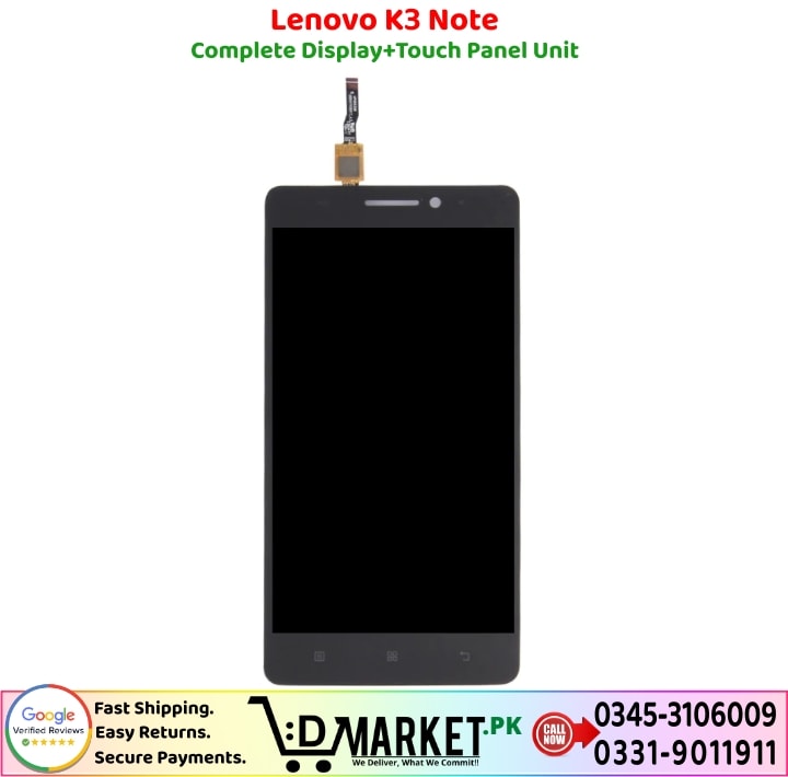 Lenovo K3 Note LCD Panel Price In Pakistan
