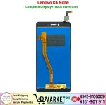 Lenovo K6 Note LCD Panel Price In Pakistan