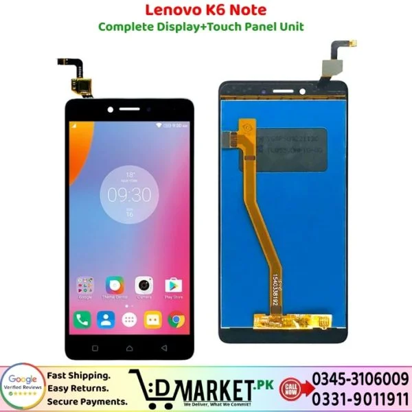 Lenovo K6 Note LCD Panel Price In Pakistan