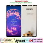 Lenovo K9 Note LCD Panel Price In Pakistan