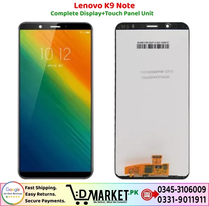 Lenovo K9 Note LCD Panel Price In Pakistan 1 3