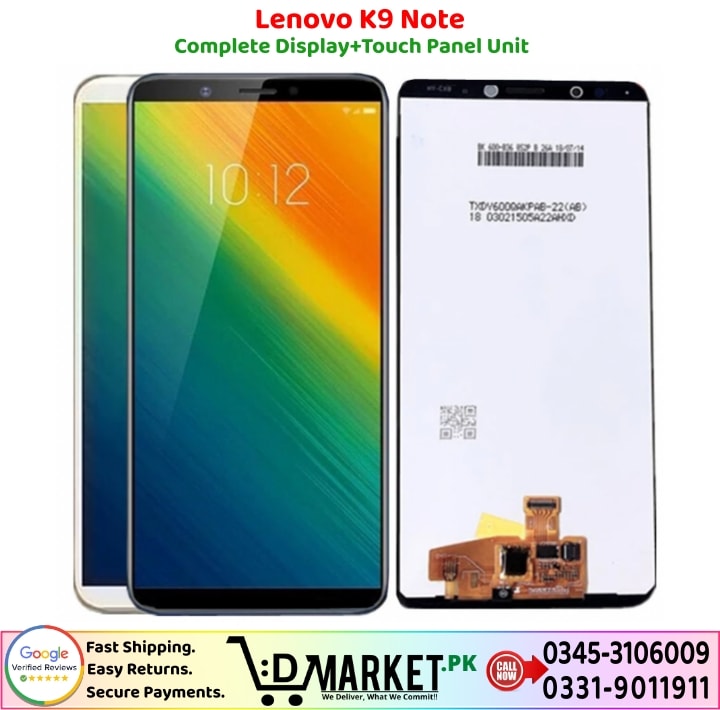 Lenovo K9 Note LCD Panel Price In Pakistan