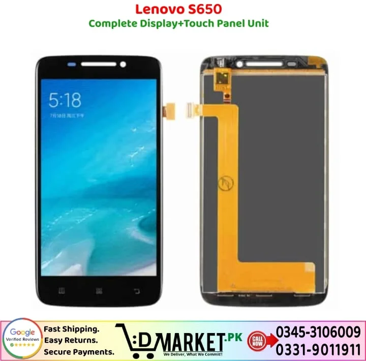 Lenovo S650 LCD Panel Price In Pakistan