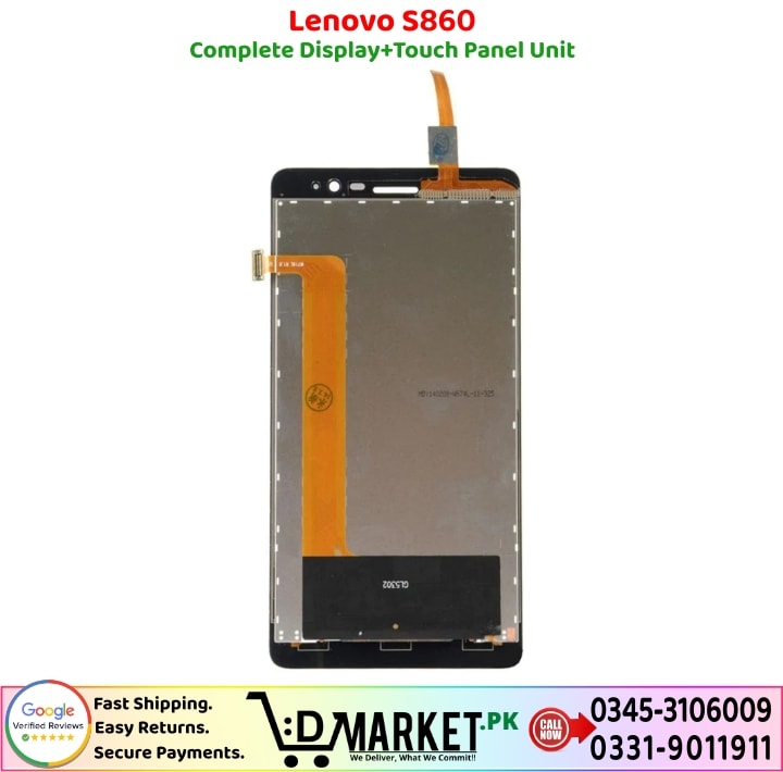 Lenovo S860 LCD Panel Price In Pakistan