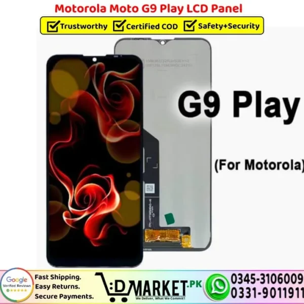Motorola Moto G9 Play LCD Panel Unit Screen - DMarket.Pk
