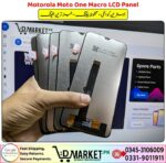 Motorola Moto One Macro LCD Panel Price In Pakistan