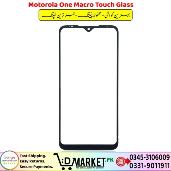Motorola One Macro Touch Glass Price In Pakistan-