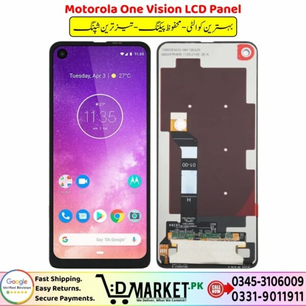 Motorola One Vision LCD Panel Price In Pakistan