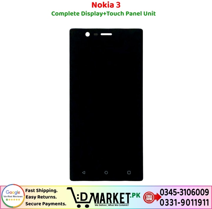 Nokia 3 LCD Panel Price In Pakistan