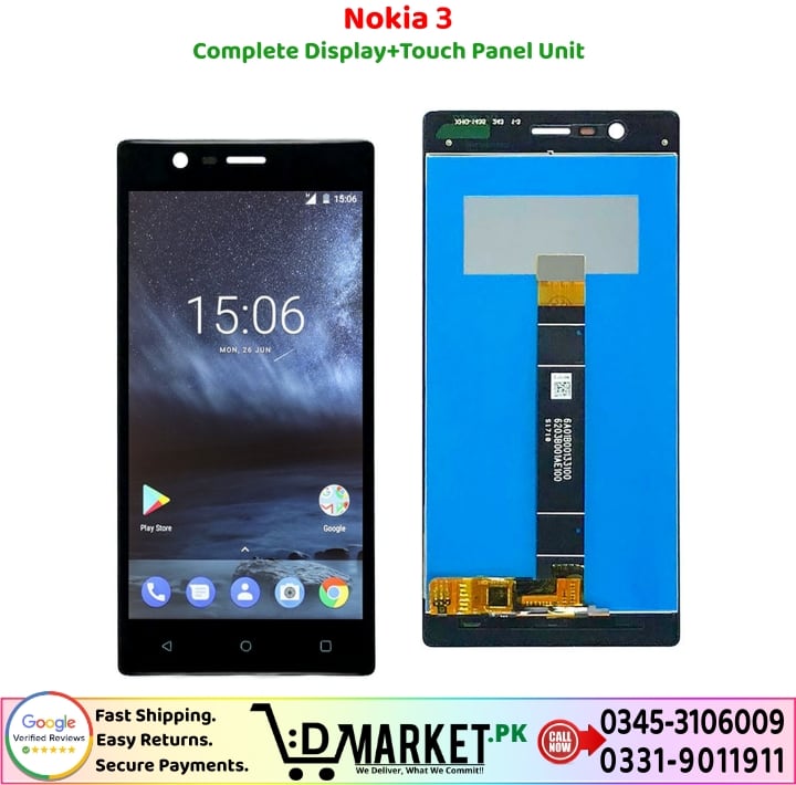 Nokia 3 LCD Panel Price In Pakistan