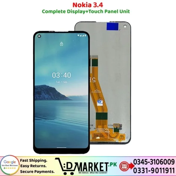 Nokia 3.4 LCD Panel Price In Pakistan