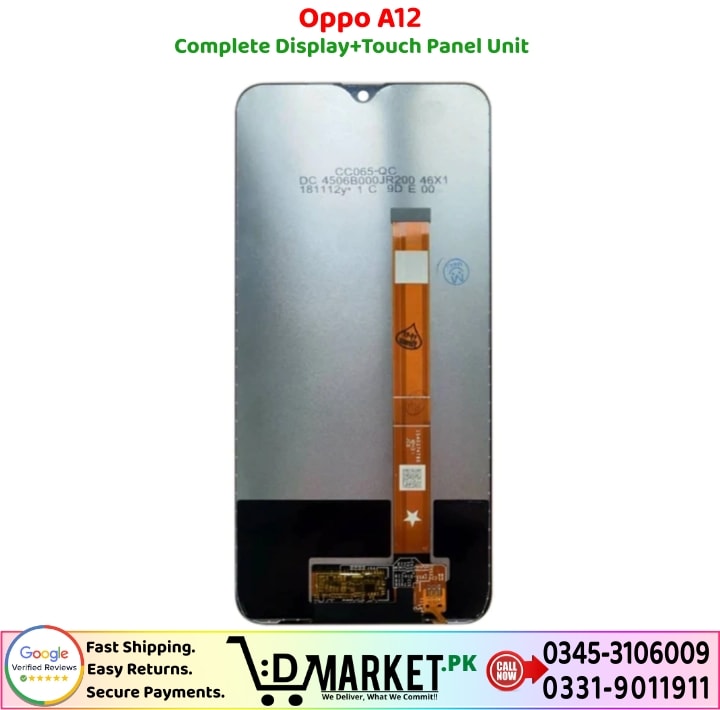 Oppo A12 LCD Panel Price In Pakistan