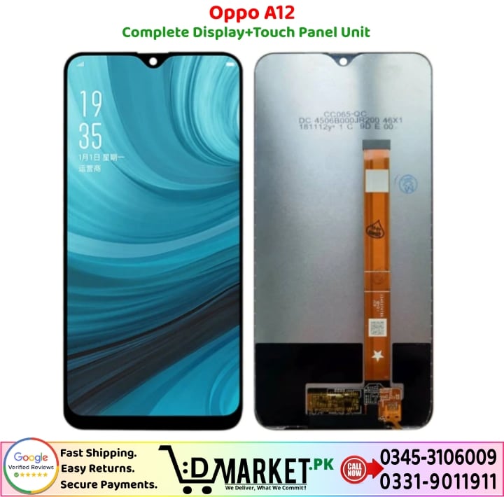 Oppo A12 LCD Panel Price In Pakistan