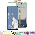 Oppo A52 LCD Panel Price In Pakistan