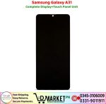 Samsung Galaxy A31 LCD Panel Price In Pakistan