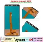 Samsung Galaxy A7 2018 LCD Panel Price In Pakistan