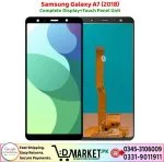 Samsung Galaxy A7 2018 LCD Panel Price In Pakistan