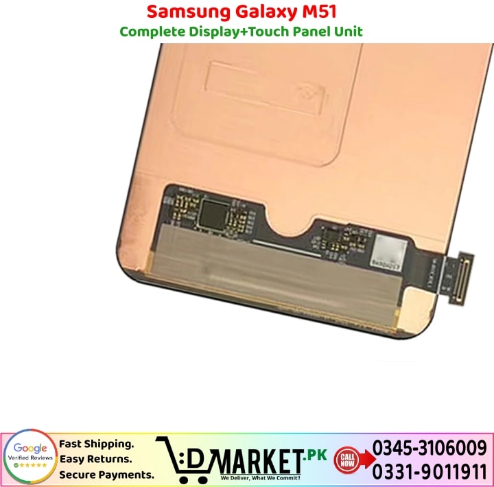 Samsung Galaxy M51 LCD Panel Price In Pakistan