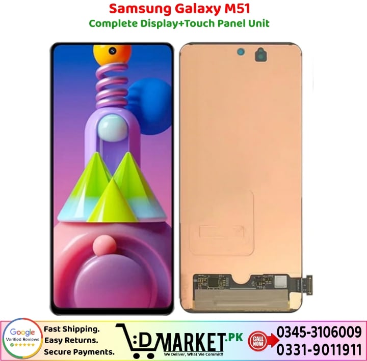 Samsung Galaxy M51 LCD Panel Price In Pakistan