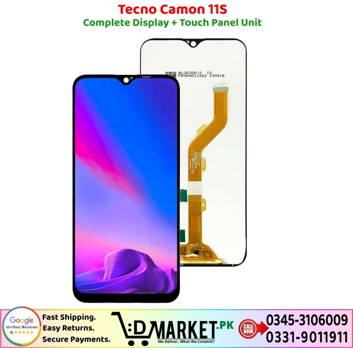 Tecno Camon 11S LCD Panel Price In Pakistan