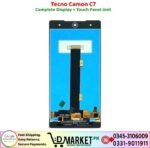 Tecno Camon C7 LCD Panel Price In Pakistan