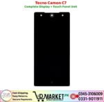 Tecno Camon C7 LCD Panel Price In Pakistan