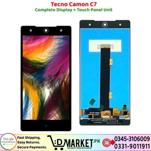 Tecno Camon C7 LCD Panel Price In Pakistan