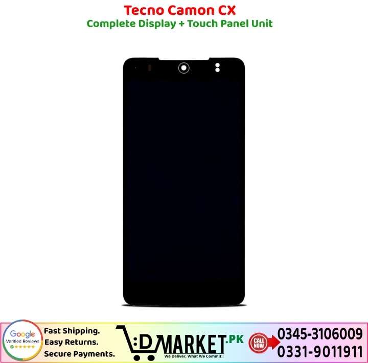 Tecno Camon CX LCD Panel Price In Pakistan