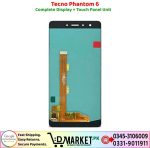 Tecno Phantom 6 LCD Panel Price In Pakistan