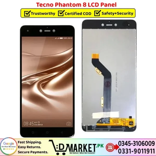 Tecno Phantom 8 LCD Panel Price In Pakistan