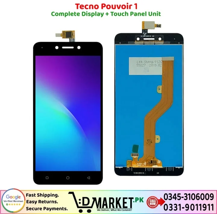 Tecno Pouvoir 1 LCD Panel Price In Pakistan