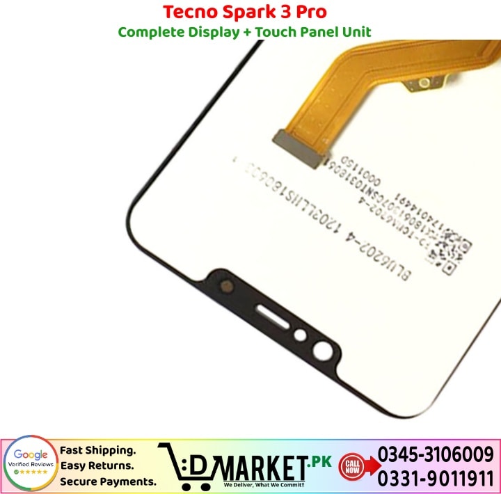 Tecno Spark 3 Pro LCD Panel Price In Pakistan