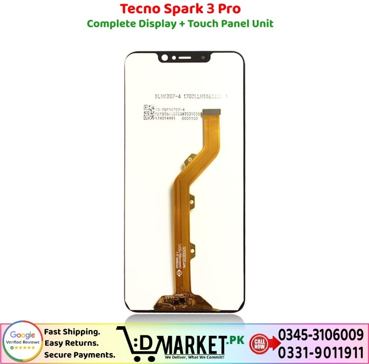 Tecno Spark 3 Pro LCD Panel Price In Pakistan
