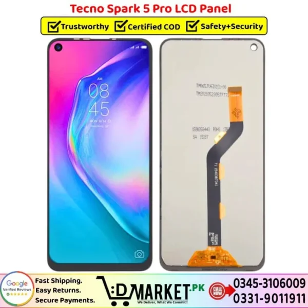 Tecno Spark 5 Pro LCD Panel Price In Pakistan