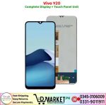 Vivo Y20 LCD Panel Price In Pakistan